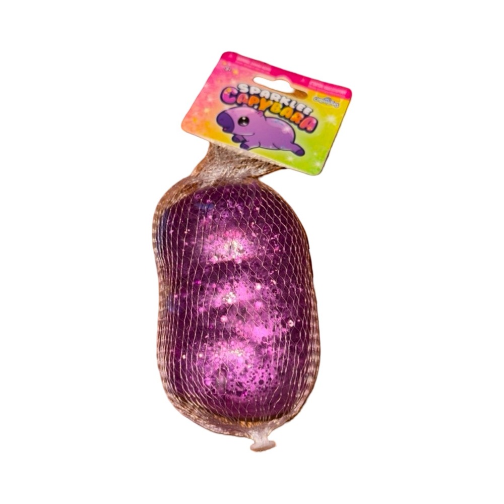 BNIP VIRAL Purple  sparkle capybara squishy